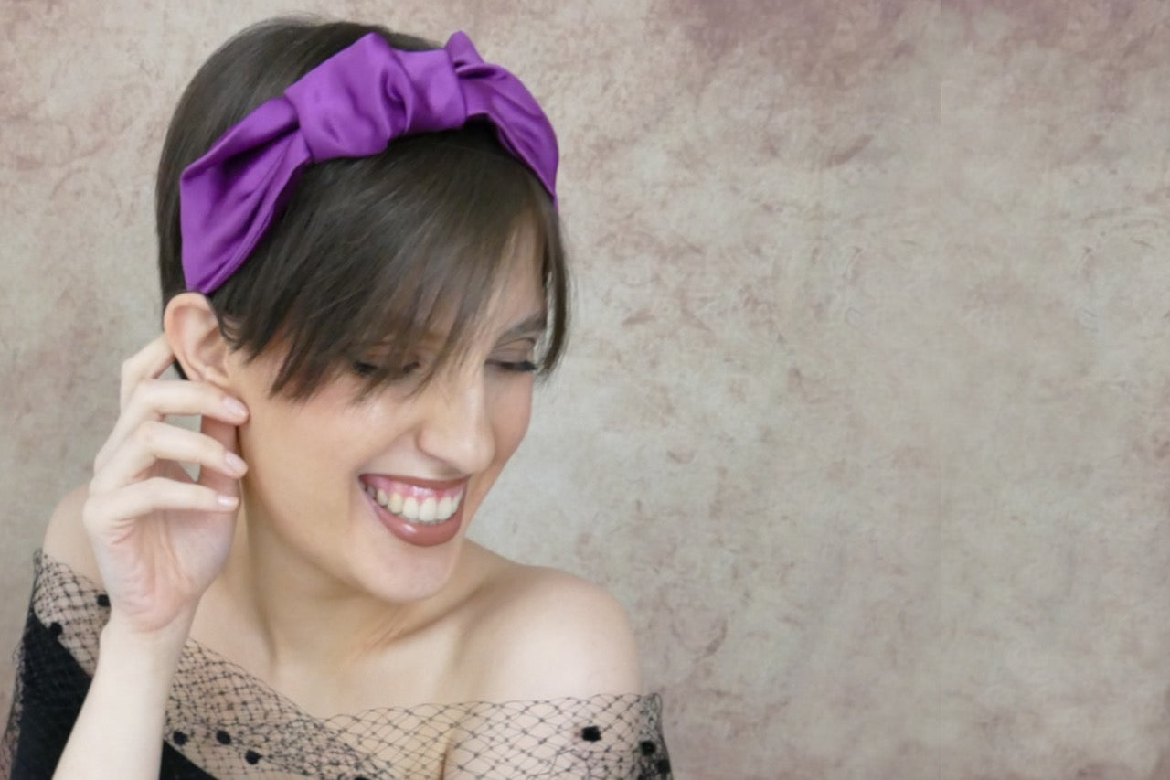 Cerchietti Vivien in Raso