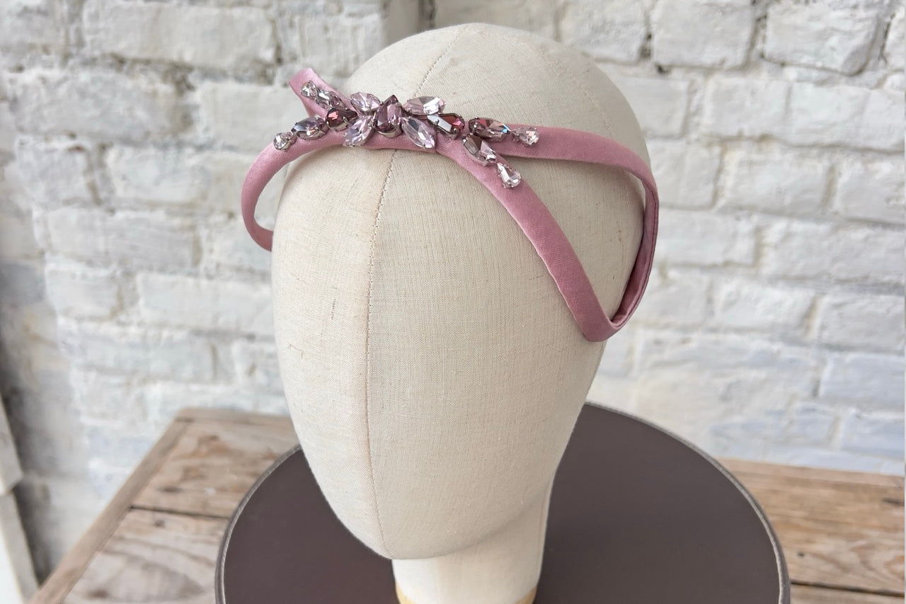 Cerchietti Eve Brodé Raso