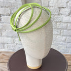 Ana Headband in Apple Green Satin