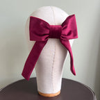 Fiocco Reinette in Velluto Bordeaux