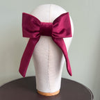 Fiocco Reinette in Velluto Bordeaux