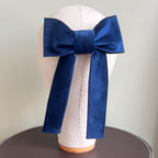 Fiocco Reinette in Velluto Blu Intenso