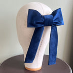 Fiocco Reinette in Velluto Blu Intenso