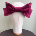 Fiocco Damoiselle in Velluto Bordeaux
