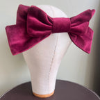 Fiocco Damoiselle in Velluto Bordeaux