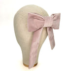 Fiocco Reinette in Velluto Rosa Nude