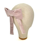 Fiocco Reinette in Velluto Rosa Nude