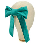 Fiocco Reinette in Velluto Turchese