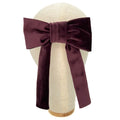 Fiocco Reinette in Velluto Marrone Viola