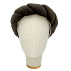 Cerchietto Lilly in Velluto Marrone Bistro