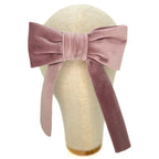 Fiocco Reinette in Velluto Rosa Freddo