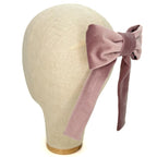 Fiocco Reinette in Velluto Rosa Freddo