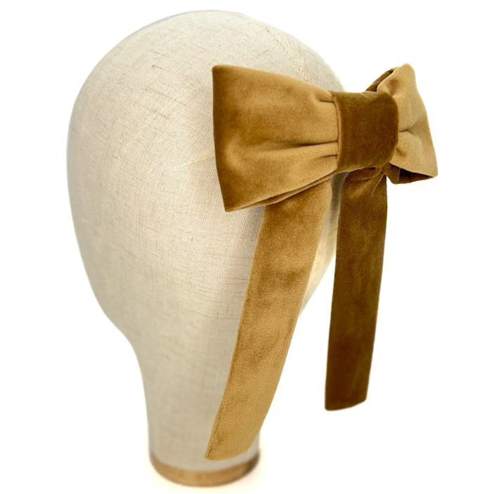 Fiocco Reinette in Velluto Cammello