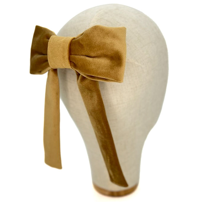Fiocco Reinette in Velluto Cammello