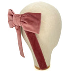 Fiocco Reinette in Velluto Rosa Antico