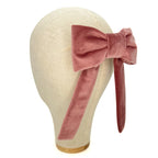 Fiocco Reinette in Velluto Rosa Antico