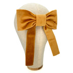 Fiocco Reinette in Velluto Ocra