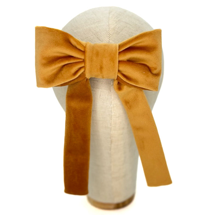 Fiocco Reinette in Velluto Ocra