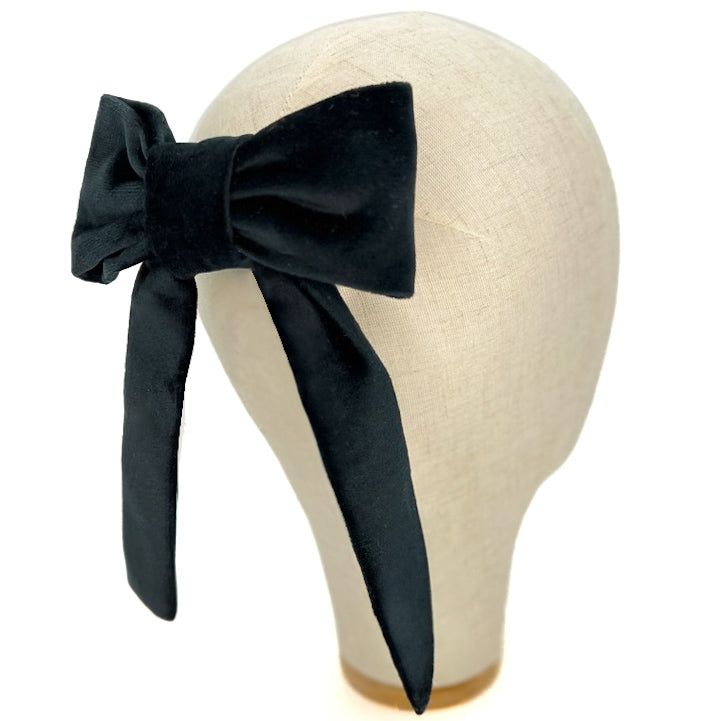 Fiocco Reinette in Velluto Nero