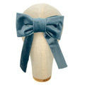 Fiocco Reinette in Velluto Azzurro Polvere