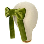 Fiocco Reinette in Velluto Verde Cinabro