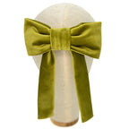 Fiocco Reinette in Velluto Verde Oliva