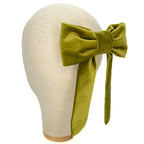 Fiocco Reinette in Velluto Verde Oliva