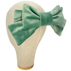 Fiocco Damoiselle in Velluto Acqua Marina