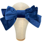 Fiocco Damoiselle in Velluto Blu Intenso