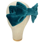 Fiocco Damoiselle in Velluto Verde Pavone