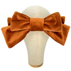 Fiocco Damoiselle in Velluto Arancione Zucca