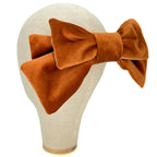 Fiocco Damoiselle in Velluto Arancione Zucca