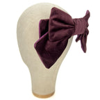 Fiocco Damoiselle in Velluto Marrone Viola