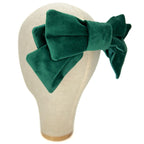 Fiocco Damoiselle in Velluto Verde Foresta