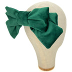 Fiocco Damoiselle in Velluto Verde Foresta