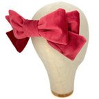 Fiocco Damoiselle in Velluto Rosa Intenso