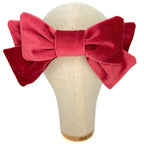 Fiocco Damoiselle in Velluto Rosa Intenso