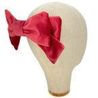 Fiocco Damoiselle in Velluto Rosa Intenso