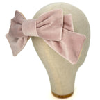 Fiocco Damoiselle in Velluto Rosa Nude