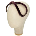Eve Headband in Brown Purple Velvet