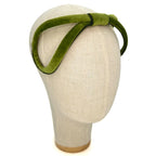 Cerchietto Eve in Velluto Verde Cinabro