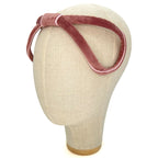 Eve Headband in Antique Pink Velvet