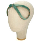 Eve Headband in Aquamarine Velvet