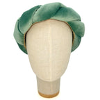 Cerchietto Lilly in Velluto Acqua Marina