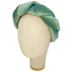 Cerchietto Lilly in Velluto Acqua Marina