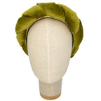 Cerchietto Lilly in Velluto Verde Oliva