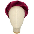 Cerchietto Lilly in Velluto Bordeaux