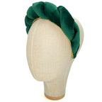 Cerchietto Lilly in Velluto Verde Foresta