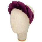 Cerchietto Lilly in Velluto Viola Melanzana