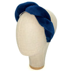 Cerchietto Lilly in Velluto Blu Intenso